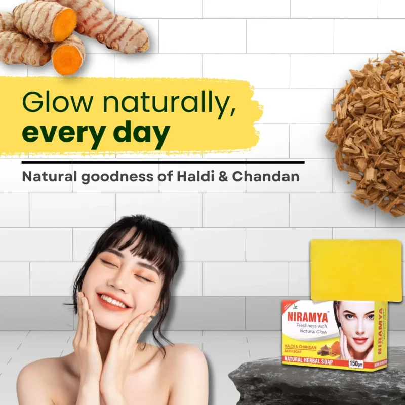 Home 11 Niramya Herbal Haldi and Chandan Natural Bath Soap