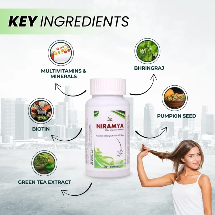 Niramya Hair vitamins Tablets - Image 4